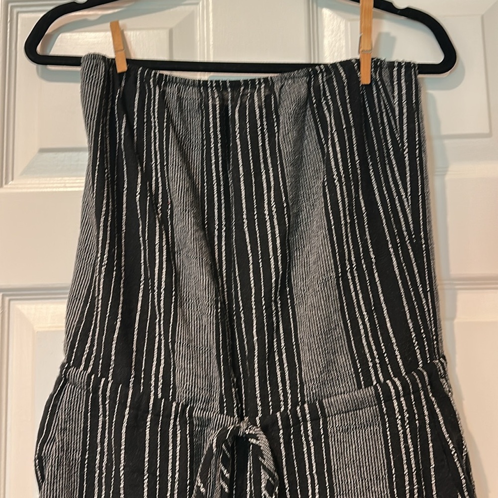 Striped Black Jumpsuit from Vici, size small